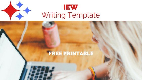 IEW Writing Template | Digital Homeschooling | Captivating Compass
