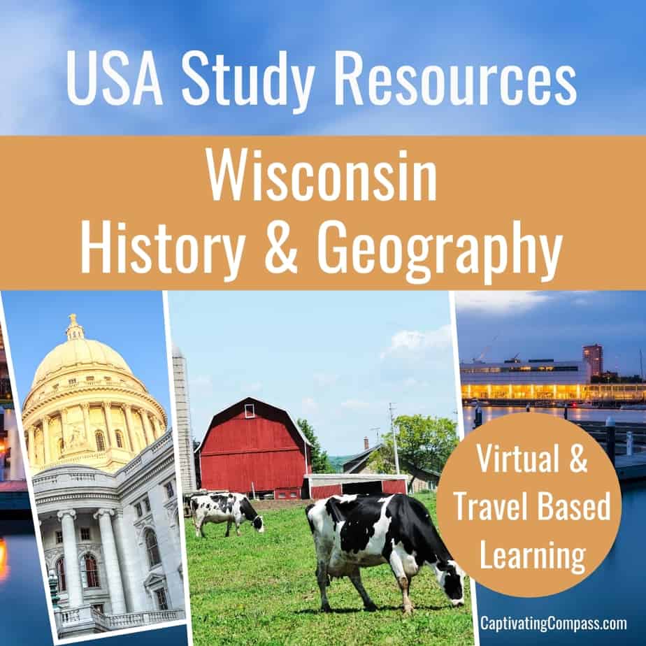 image of Wisconsin State Study pack available at www.CaptivatingCompass.com