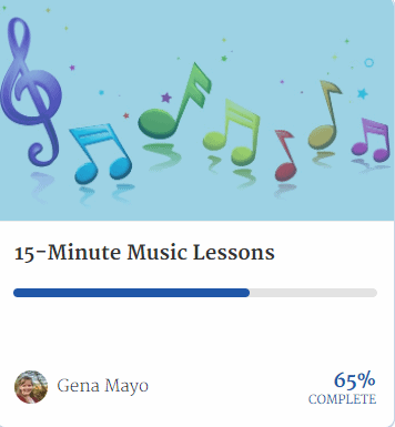 image of 15 Minute music lessons, online courses at captivatingcompass.com
