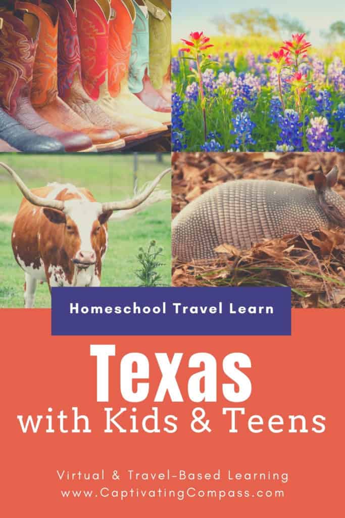 collage image of Beautiful Places in Texas to Visit With Kids And Teens from www.CaptivatingCompass.com