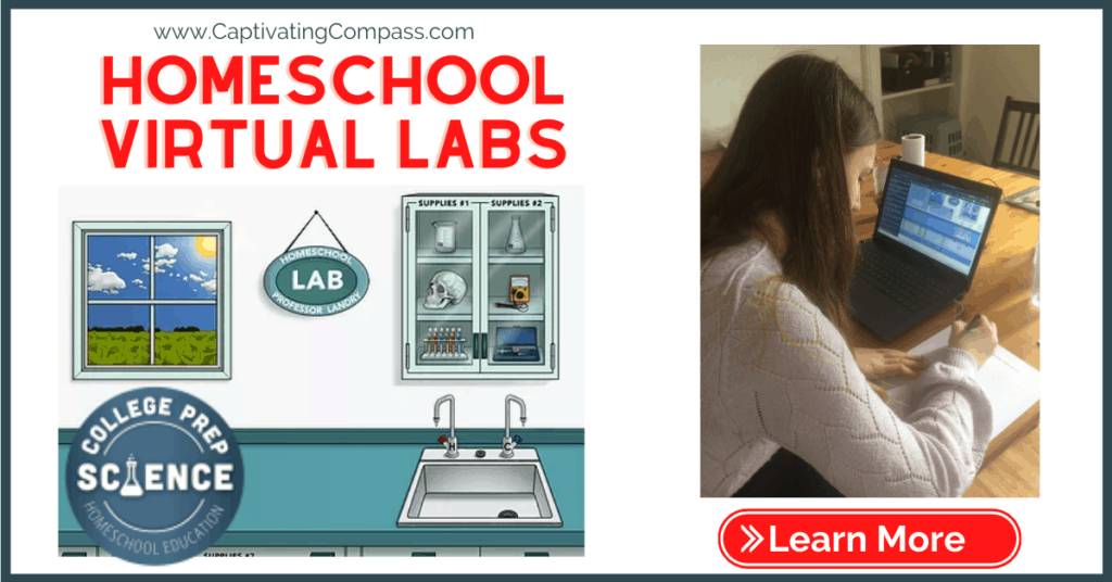 image of Virtual Labs from College Prep Science at www.CaptivatingCompass.com