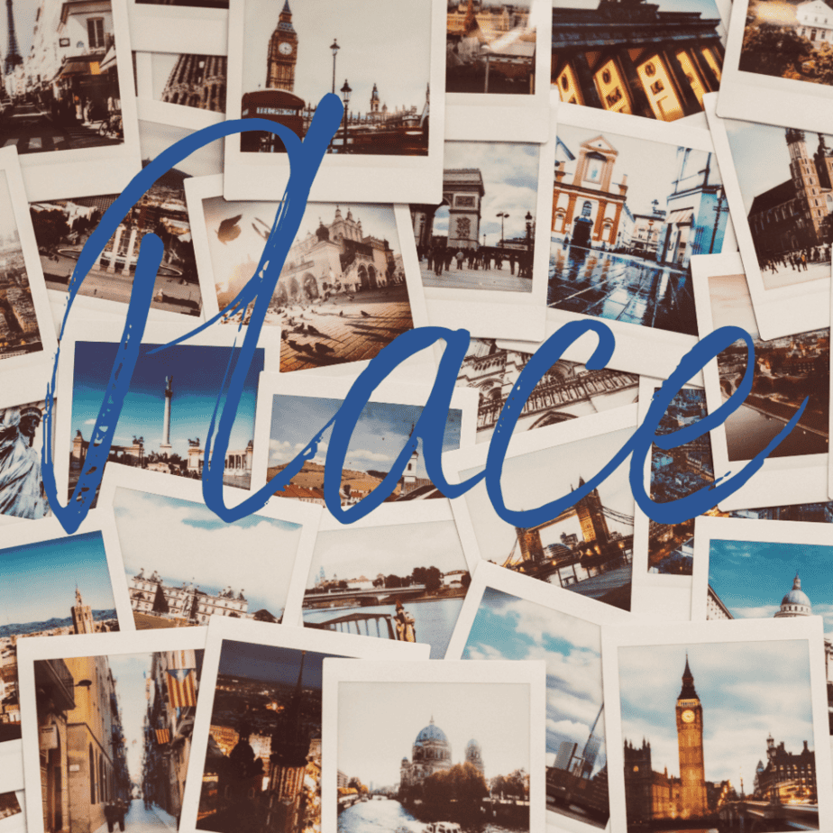 image with text overlay: Place. Let's Study 5 Themes of World Geography from captivatingcompass.com I’ll show you some awesome resources so you can teach geography and make it fun.
