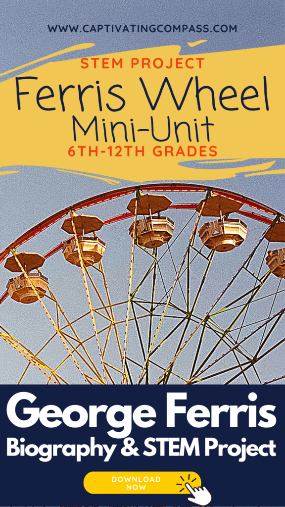 Ferris Wheel STEM Project for 6th12th grades